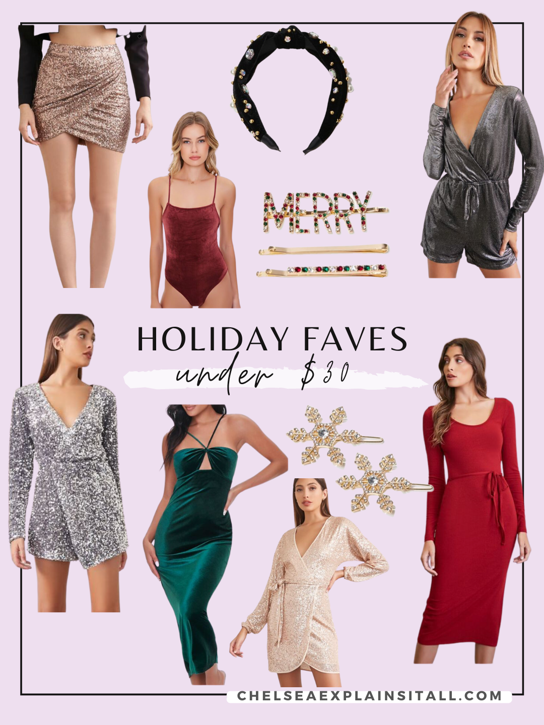 HOLIDAY ACCESSORIES AND OUTFITS